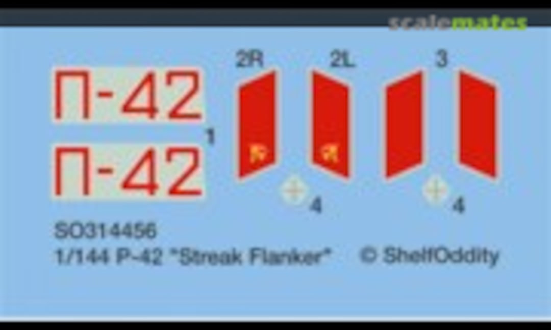 1:144 P-42 Streak Flanker (Shelf Oddity SO314456) SO314456