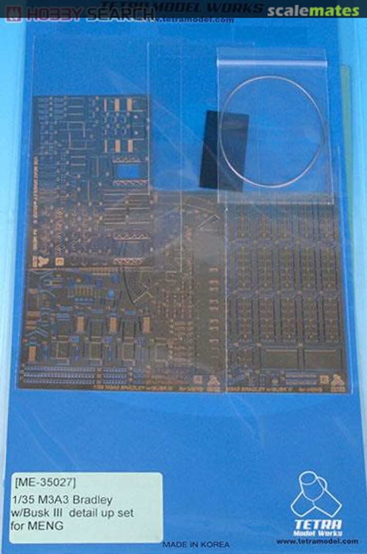 Boxart M3A3 Bradley Detail Set ME-35027 Tetra Model Works Boxart M3A3 Bradley Detail Set ME-35027 Tetra Model Works